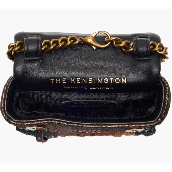 Kurt Geiger London Micro Kensington Leather Fringe - Picture 4 of 6